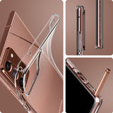 Противоударен Силиконов Калъф за Samsung Note 20 Ultra, Spigen Liquid Crystal Case, Прозрачен (4)