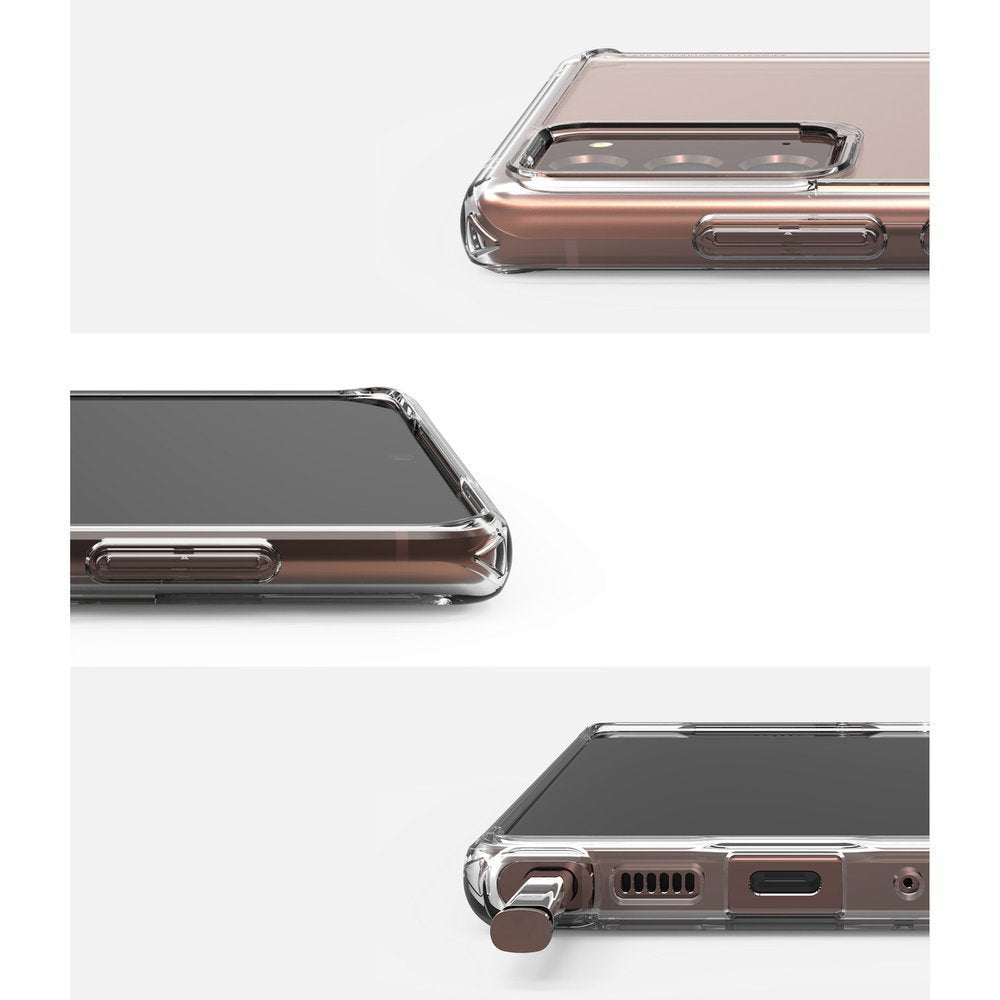 Противоударен Хибриден Калъф за Samsung Note 20, Ringke Fusion Case, Прозрачен (4)