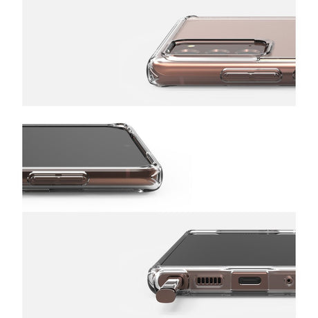 Противоударен Хибриден Калъф за Samsung Note 20, Ringke Fusion Case, Прозрачен (4)