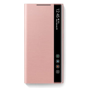 Оригинален Активен Калъф за Samsung Note 20 Clear View Cover Book Case Ef-Zn980cae, Кафяв