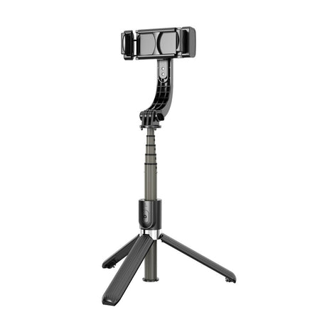 Блутут Селфи Стик с Трипод и Стабилизация, Gimbal Controll Wireless Stand, Черен (8)