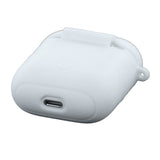 Калъф за Слушалки за Apple AirPods, Silicone Case & Carabiner, Бял (5)