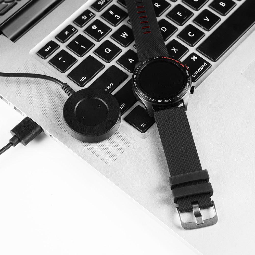 Безжично Зарядно за Huawei Watch GT / GT2, Wireless Charger, Черен (2)