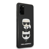 Луксозен Калъф за Samsung S20 Plus, Karl Lagerfeld Karl & Choupette Case, Черен (2)