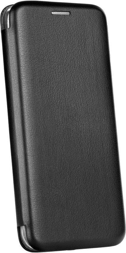 Кожен Калъф за Huawei P40 Lite, Forcell Elegance Book Case, Черен