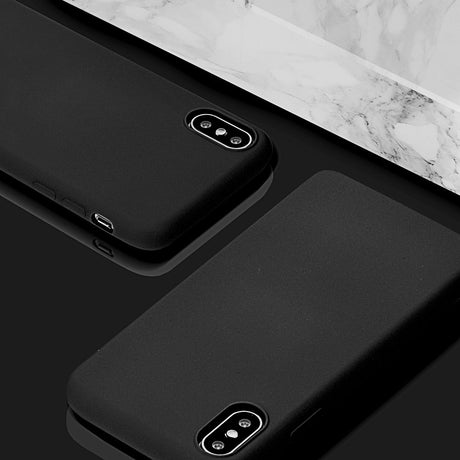 Силиконов Калъф за Huawei P40 Lite, Liquid Soft Case, Черен (5)