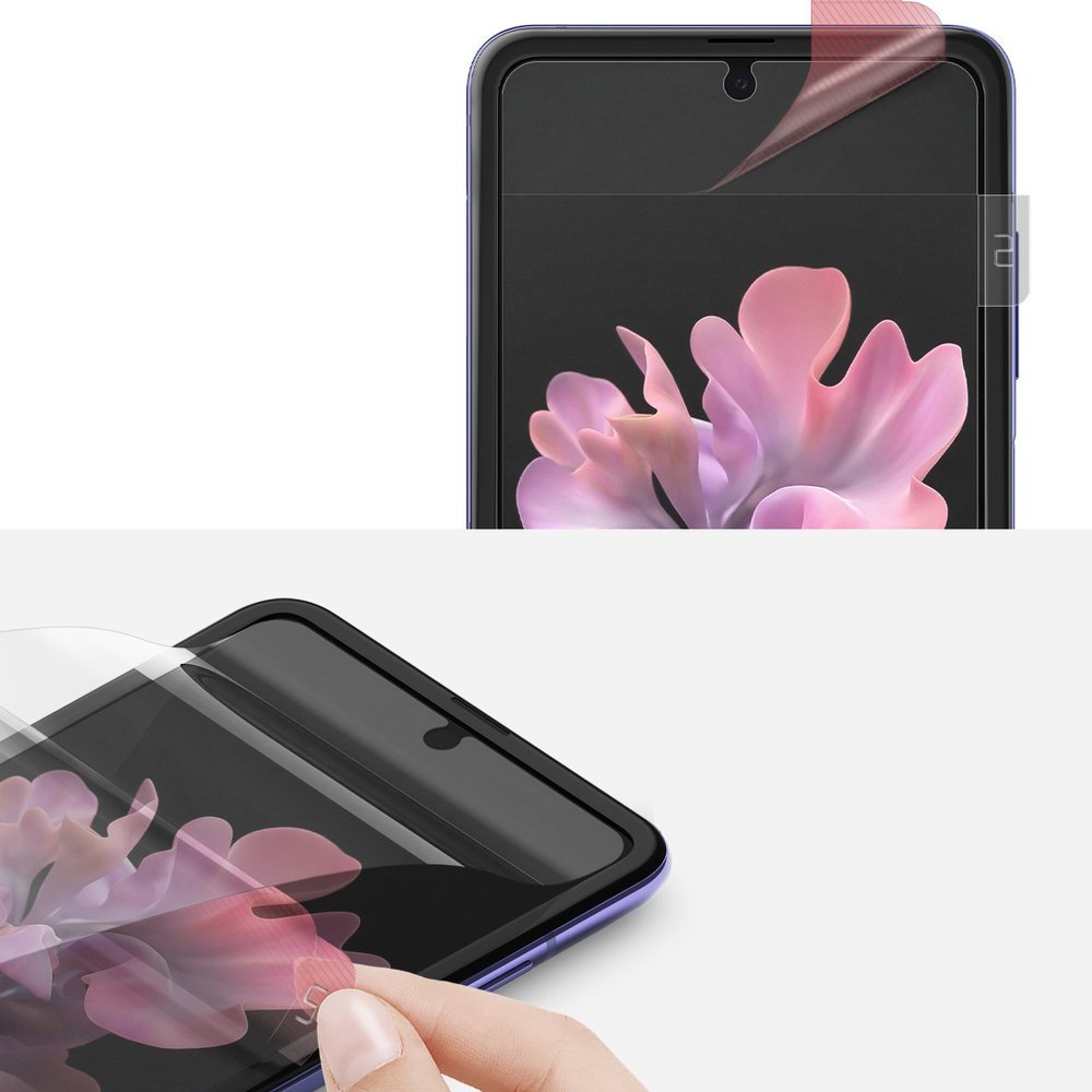 Гъвкав Протектор за Samsung Z Flip, Ringke Defender Glass, Прозрачен (4)