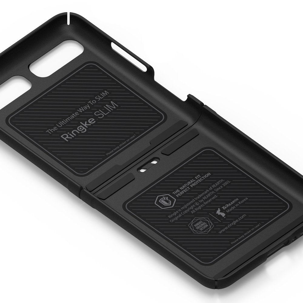 Противоударен Калъф за Samsung Z Flip, Ringke Slim Case, Черен (3)