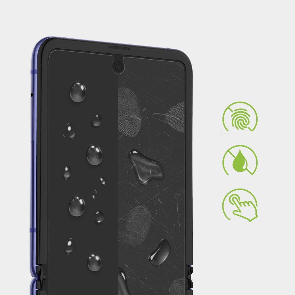 Гъвкав Протектор за Samsung Z Flip, Ringke Defender Glass, Прозрачен (2)