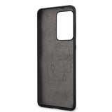 Луксозен Калъф за Samsung S20 Ultra, Karl Lagerfeld Silicone Iconic Case, Черен (5)