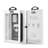 Луксозен Калъф за Samsung S20 Ultra, Karl Lagerfeld Silicone Iconic Case, Черен (6)