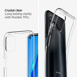 Противоударен Силиконов Калъф за Huawei P40 Lite, Spigen Liquid Crystal Case, Прозрачен