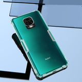 Противоударен Силиконов Калъф за Xiaomi Redmi Note 9 Pro/9S, Nillkin Shockproof Case, Прозрачен (5)