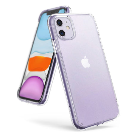 Противоударен Хибриден Калъф за iPhone 11, Ringke Fusion Matte Case, Прозрачен
