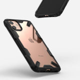 Противоударен Хибриден Калъф за iPhone 11, Ringke Fusion X Matte Case, Зелен (4)
