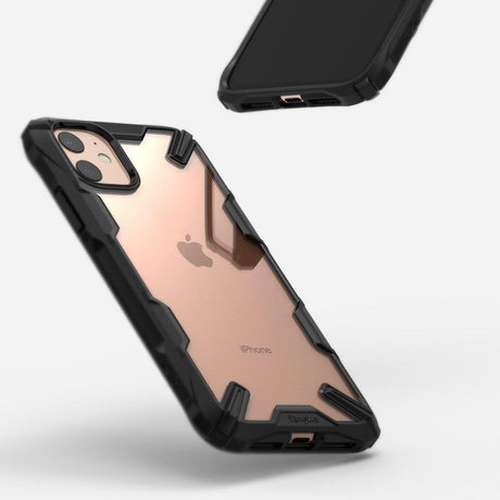 Противоударен Хибриден Калъф за iPhone 11, Ringke Fusion X Matte Case, Зелен (4)