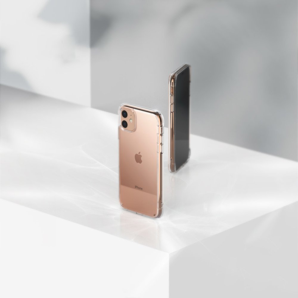 Противоударен Хибриден Калъф за iPhone 11, Ringke Fusion Matte Case, Прозрачен (2)
