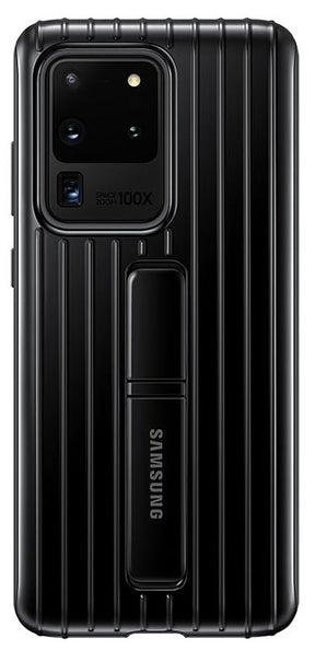 Оригинален Противоударен Калъф за Samsung S20 Ultra Protective Standing Cover Case EF-RG988CBEGEU, Черен