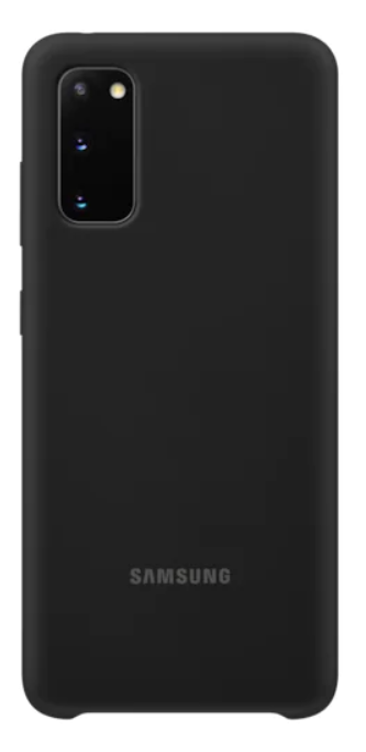 Оригинален Силиконов Калъф за Samsung S20 Silicone Cover Case EF-PG980TBEGEU, Черен