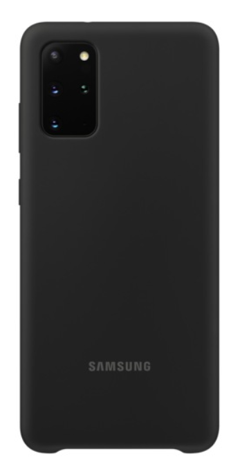 Оригинален Силиконов Калъф за Samsung S20 Plus Silicone Cover Case EF-PG985TBE, Черен
