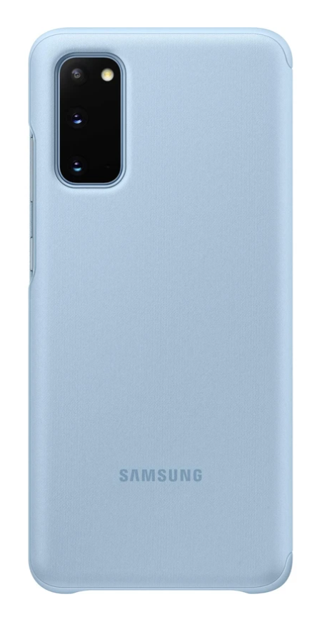 Оригинален Активен Калъф за Samsung S20 Clear View Cover Book Case EF-ZG980CLE, Син (4)