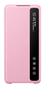 Оригинален Активен Калъф за Samsung S20 Plus Clear View Cover Book Case EF-ZG985CPEGEU, Розов
