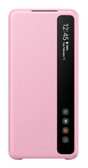 Оригинален Активен Калъф за Samsung S20 Plus Clear View Cover Book Case EF-ZG985CPEGEU, Розов