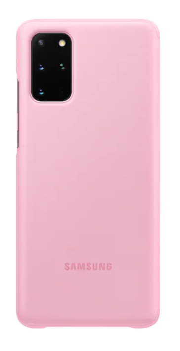 Оригинален Активен Калъф за Samsung S20 Plus Clear View Cover Book Case EF-ZG985CPEGEU, Розов (4)