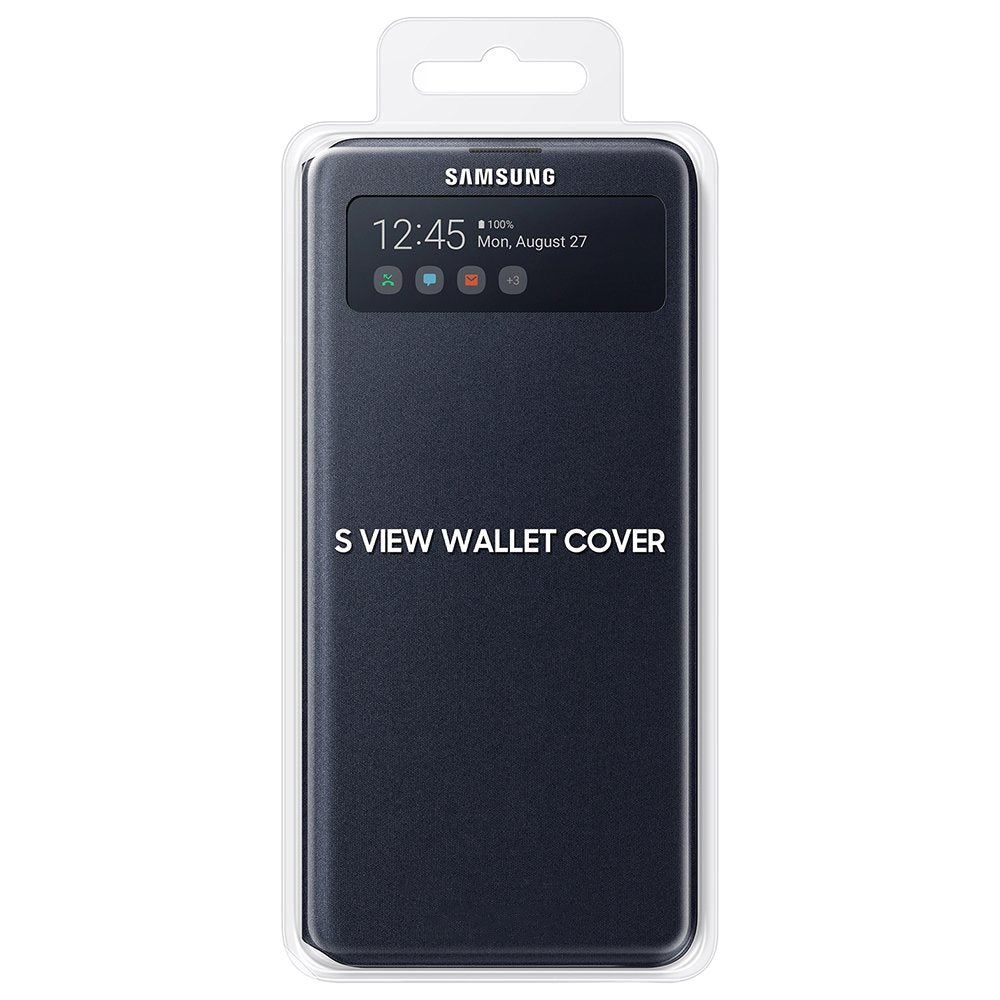 Оригинален Активен Калъф за Samsung A71 S-View Book Case EF-EA715PBE, Черен (5)