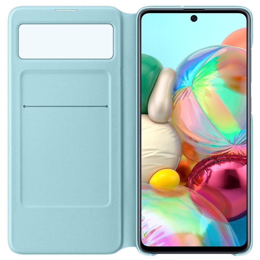 Оригинален Активен Калъф за Samsung A71 S-View Book Case EF-EA715PBE, Черен (3)