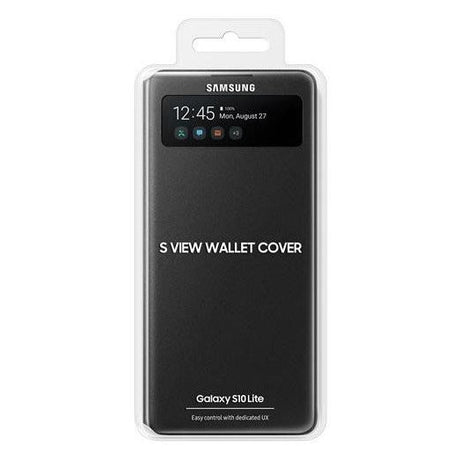 Оригинален Активен Калъф за Samsung S10 Lite S-View Book Case EF-EG770PBEGEU, Черен (5)