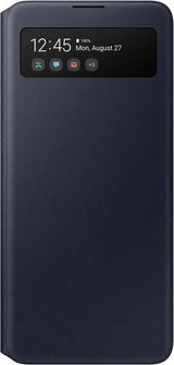 Оригинален Активен Калъф за Samsung A71 S-View Book Case EF-EA715PBE, Черен