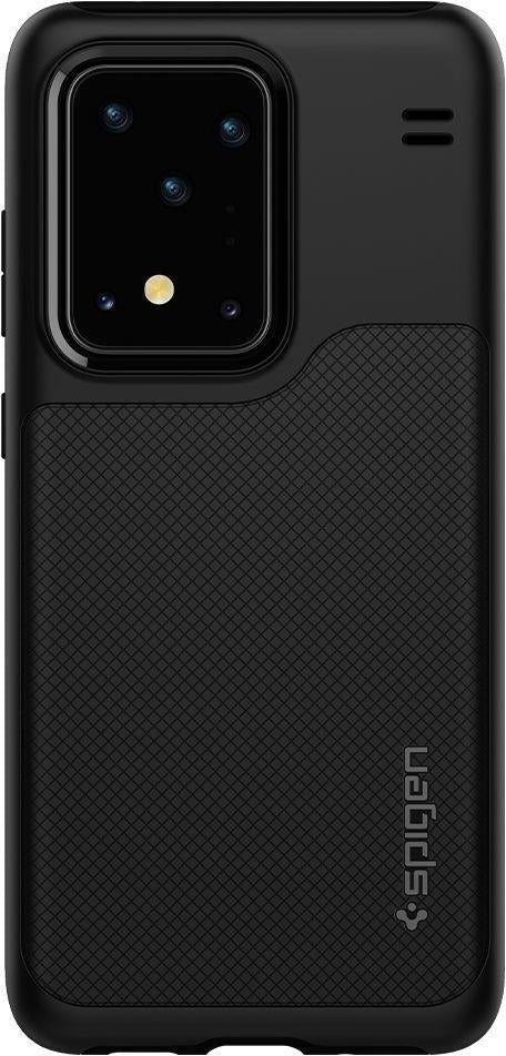 Противоударен Хибриден Калъф за Samsung S20 Ultra, Spigen Hybrid NX Case, Черен (2)