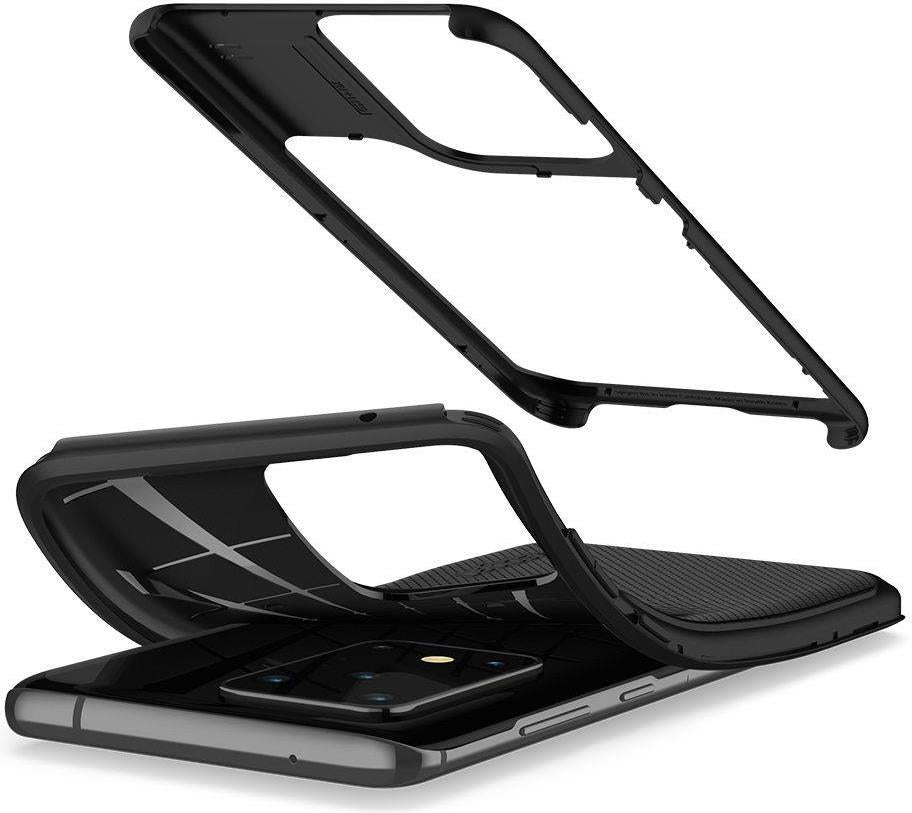 Противоударен Хибриден Калъф за Samsung S20 Ultra, Spigen Hybrid NX Case, Черен (4)