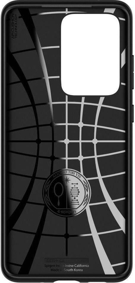 Противоударен Силиконов Калъф за Samsung S20 Ultra, Spigen Core Armor Case, Черен (8)