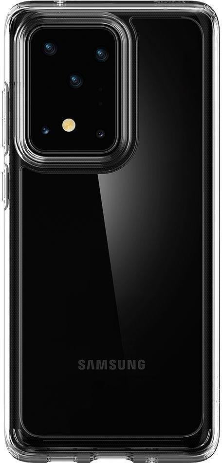 Противоударен Хибриден Калъф за Samsung S20 Ultra, Spigen Ultra Hybrid Case, Прозрачен (6)