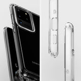 Противоударен Хибриден Калъф за Samsung S20 Ultra, Spigen Ultra Hybrid Case, Прозрачен (5)