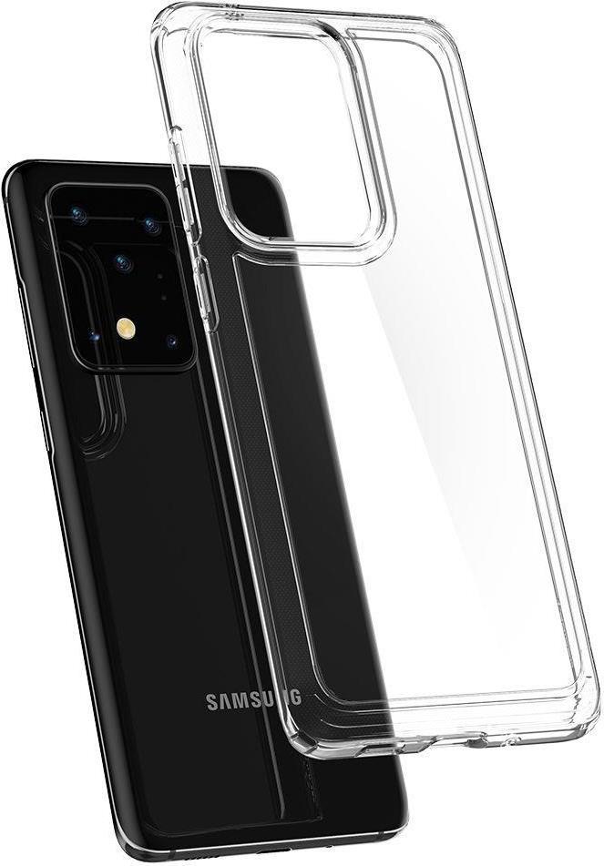 Противоударен Хибриден Калъф за Samsung S20 Ultra, Spigen Ultra Hybrid Case, Прозрачен (2)