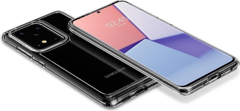 Противоударен Хибриден Калъф за Samsung S20 Ultra, Spigen Ultra Hybrid Case, Прозрачен (3)