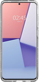 Противоударен Блестящ Калъф за Samsung S20 Ultra, Spigen Liquid Crystal Glitter Quartz Case, Прозрачен (3)