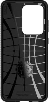 Противоударен Силиконов Калъф за Samsung S20 Ultra, Spigen Liquid Air Case, Черен (8)