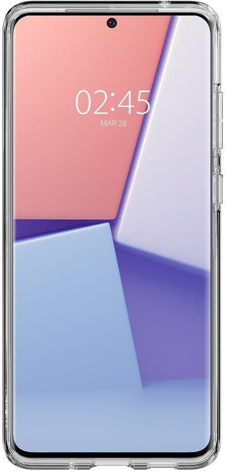 Противоударен Силиконов Калъф за Samsung S20 Ultra, Spigen Liquid Crystal Case, Прозрачен (4)