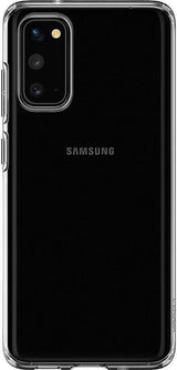 Противоударен Силиконов Калъф за Samsung S20, Spigen Liquid Crystal Case, Прозрачен (4)