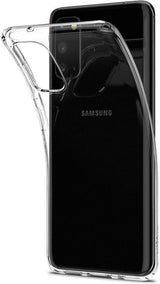 Противоударен Силиконов Калъф за Samsung S20, Spigen Liquid Crystal Case, Прозрачен (6)
