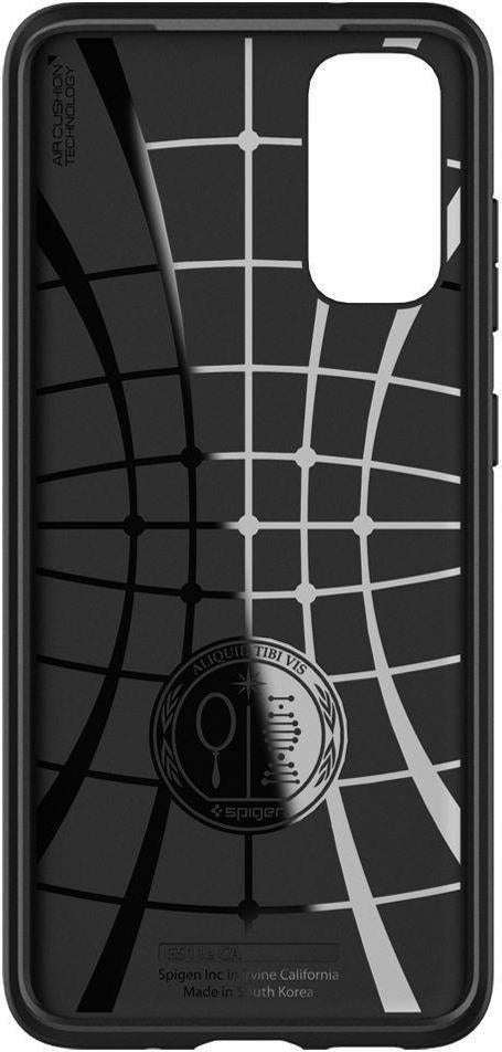 Противоударен Силиконов Калъф за Samsung S20, Spigen Core Armor Case, Черен (5)