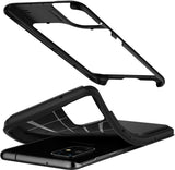 Противоударен Хибриден Калъф за Samsung S20 Plus, Spigen Hybrid NX Case, Черен (5)