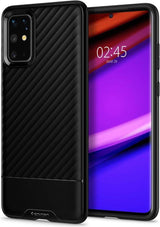 Противоударен Силиконов Калъф за Samsung S20 Plus, Spigen Core Armor Case, Черен