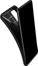 Противоударен Силиконов Калъф за Samsung S20 Plus, Spigen Core Armor Case, Черен (3)