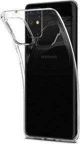 Противоударен Силиконов Калъф за Samsung S20 Plus, Spigen Liquid Crystal Case, Прозрачен (5)