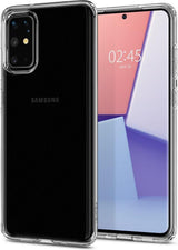 Противоударен Силиконов Калъф за Samsung S20 Plus, Spigen Liquid Crystal Case, Прозрачен (2)